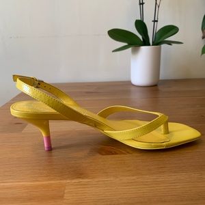 Calvin Klein yellow sandals